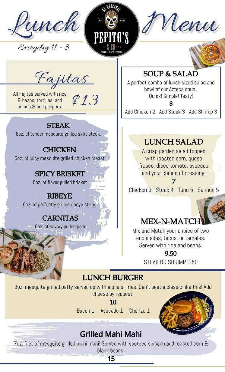 Pepito's & Co - Shreveport, LA menu_pic