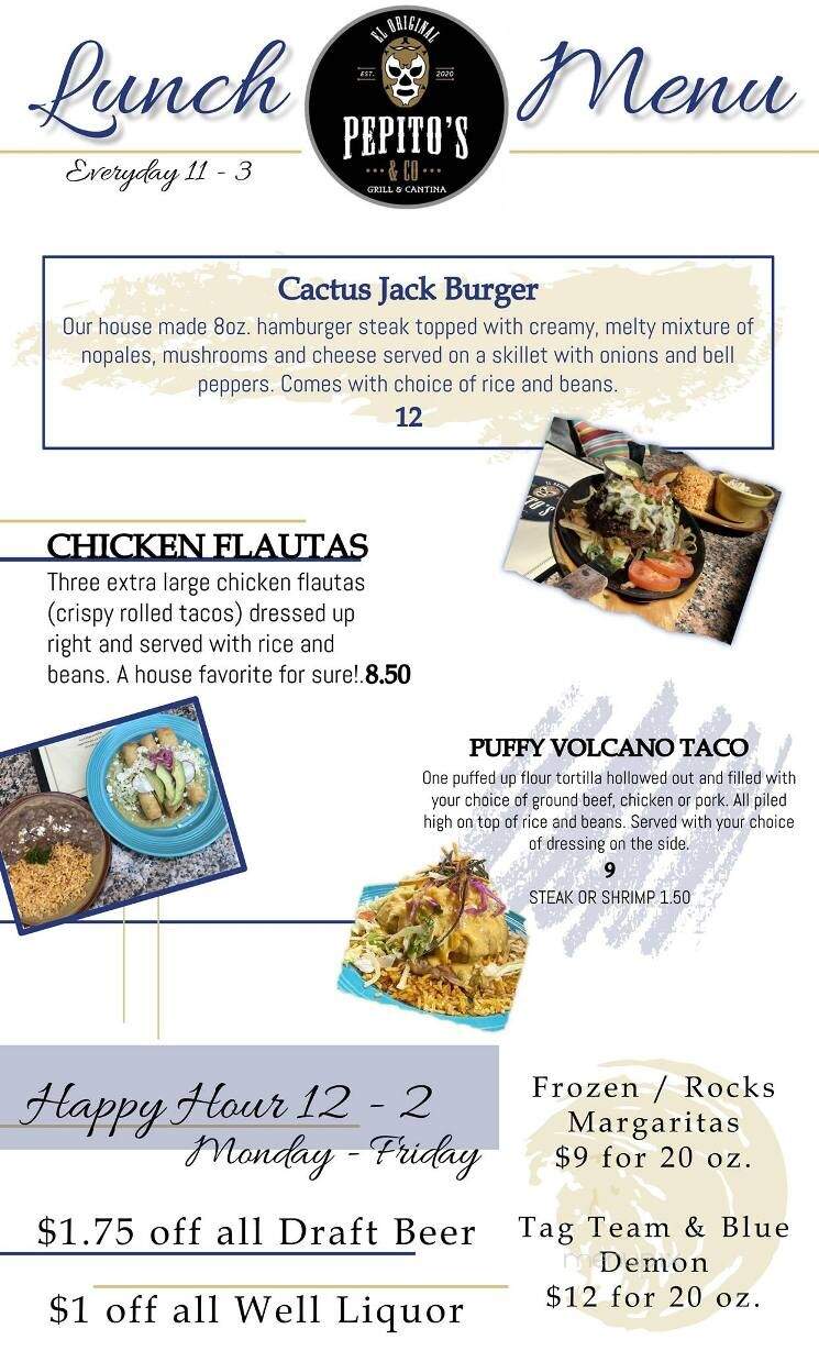 Pepito's & Co - Shreveport, LA menu_pic