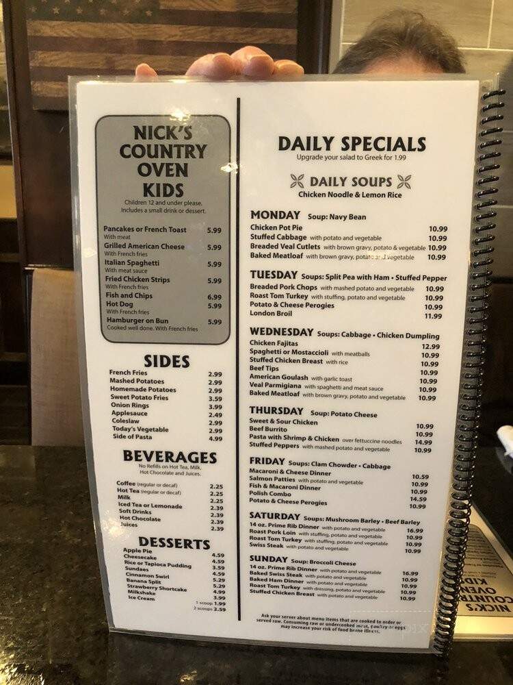 Nicks Country Oven - Shelby Township, MI
