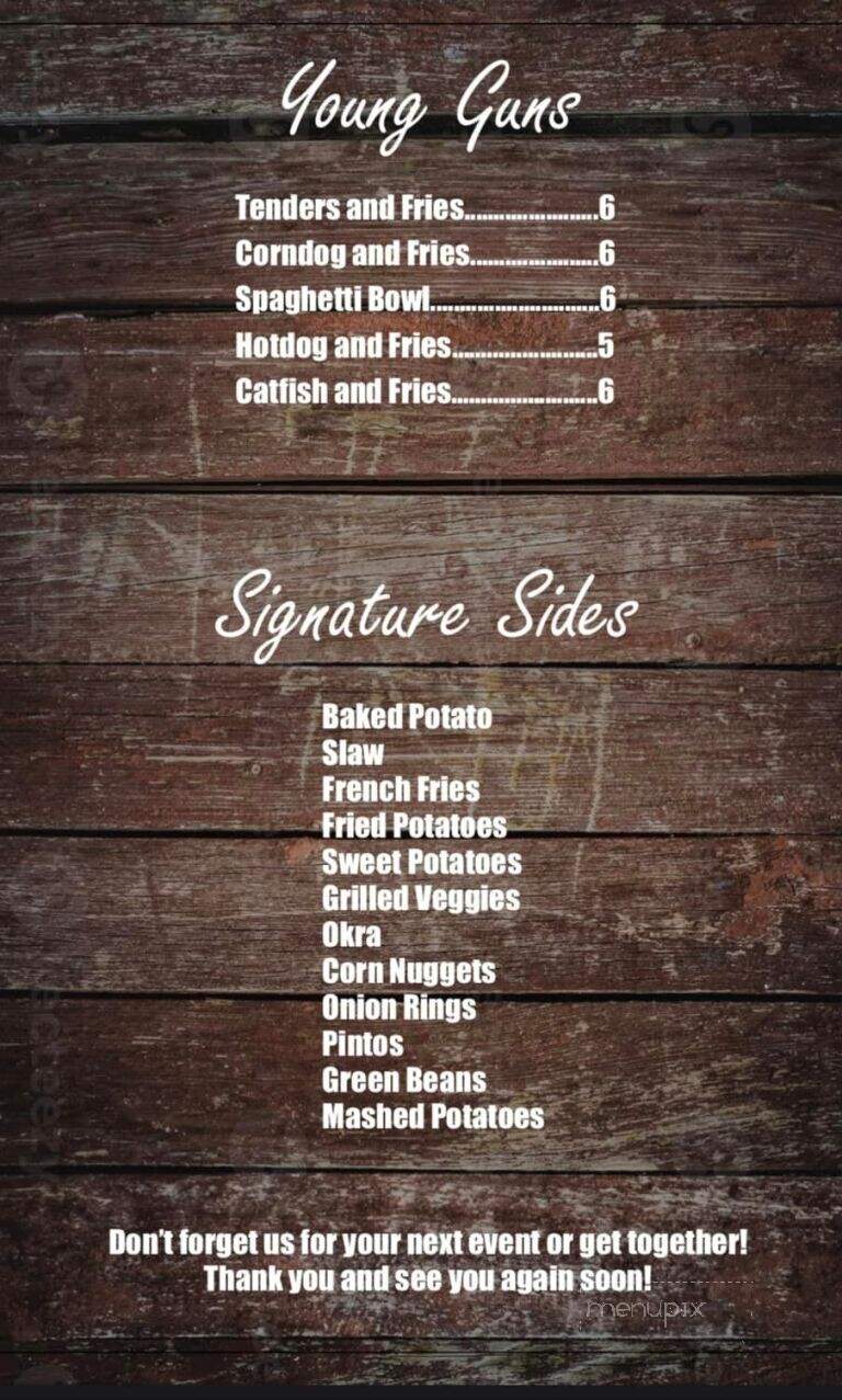 Wooten's Dogtown Grill - Fort Payne, AL menu_pic
