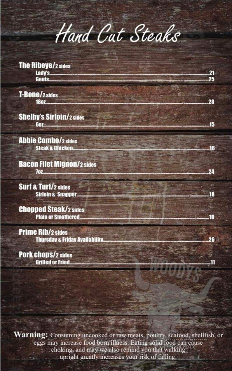 Wooten's Dogtown Grill - Fort Payne, AL menu_pic