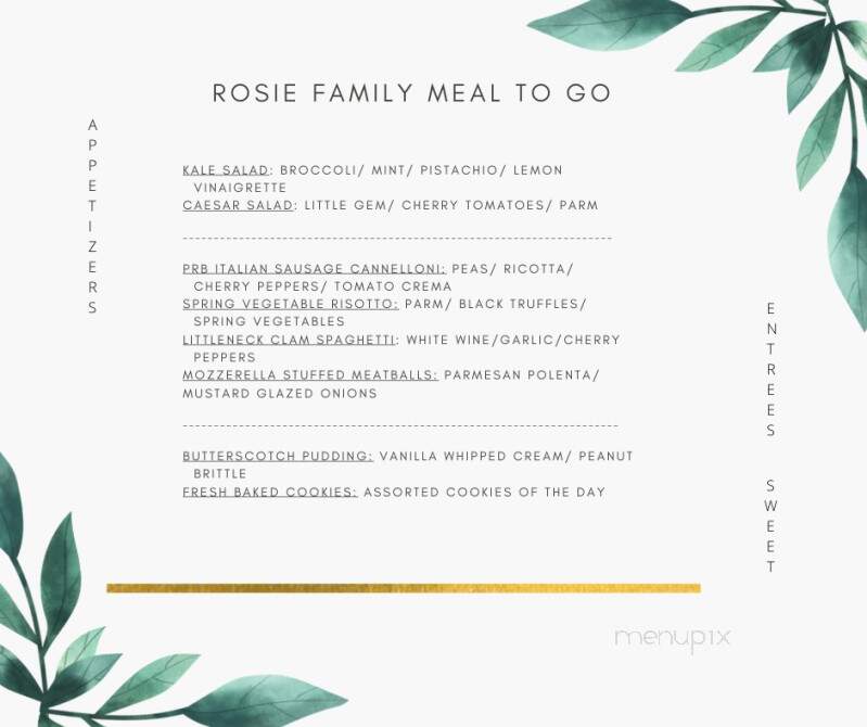 Roise Food & Wine - Hendersonville, TN menu_pic