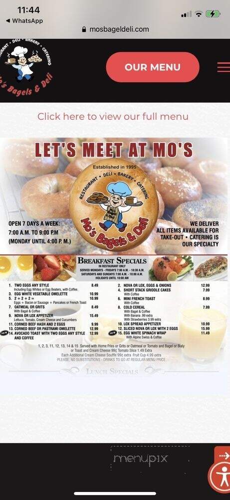 Mo's Bagels & Deli - Hallandale Beach, FL