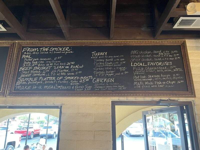 Colt Grill - Sedona, AZ menu_pic