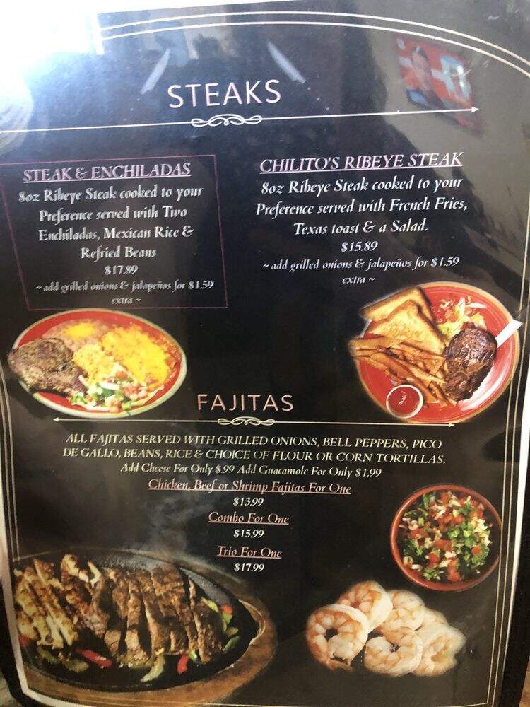 Chilitos Pepper Cafe - Idalou, TX menu_pic