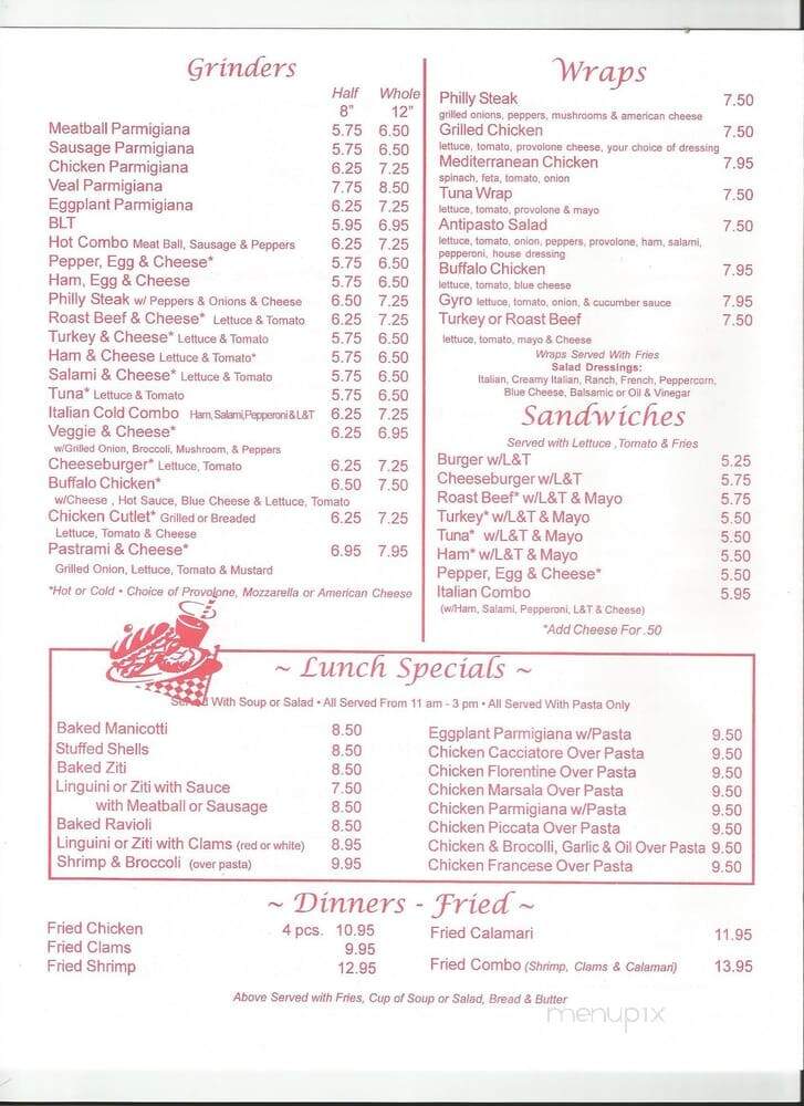 Litchfield Pizza - Litchfield, CT menu_pic