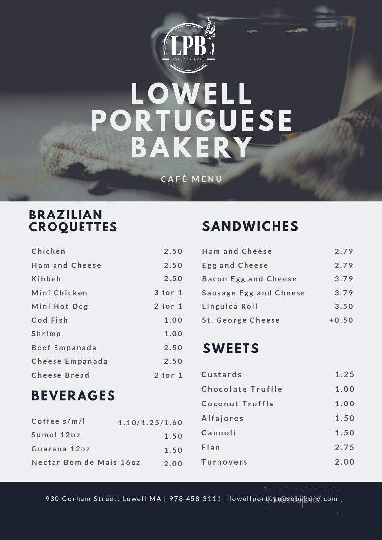Lowell Portuguese Bakery - Lowell, MA