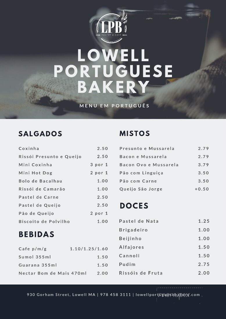 Lowell Portuguese Bakery - Lowell, MA