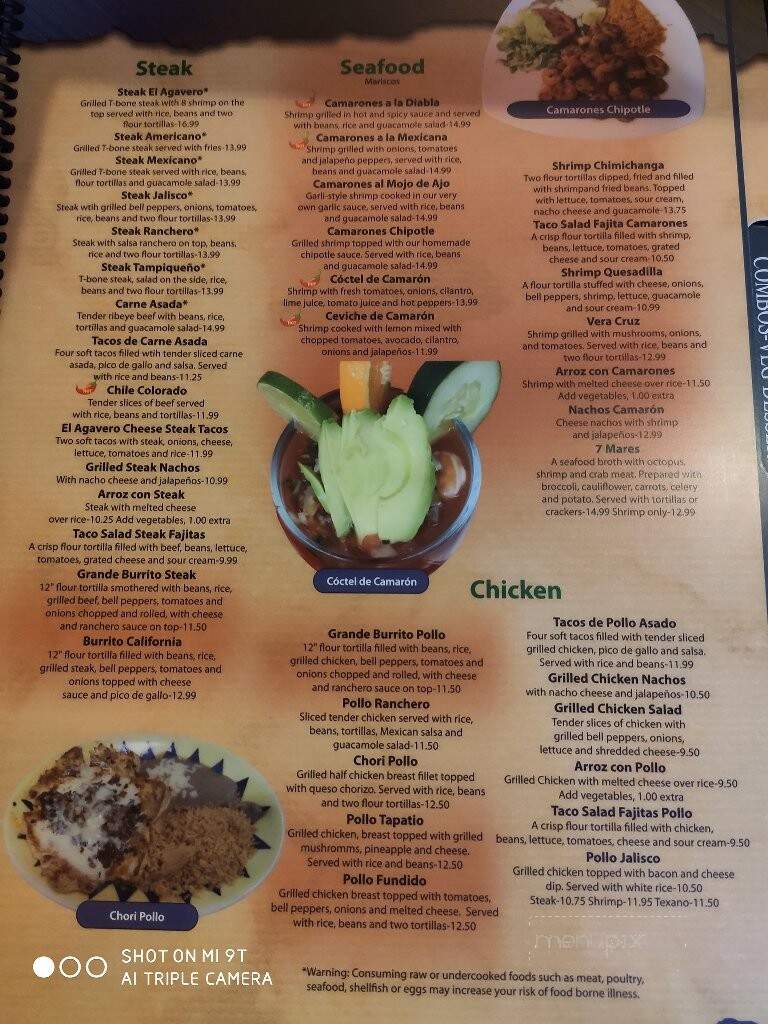 El Torero Mexicano - Winston Salem, NC menu_pic
