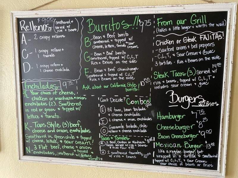 Nino's - Monte Vista, CO menu_pic