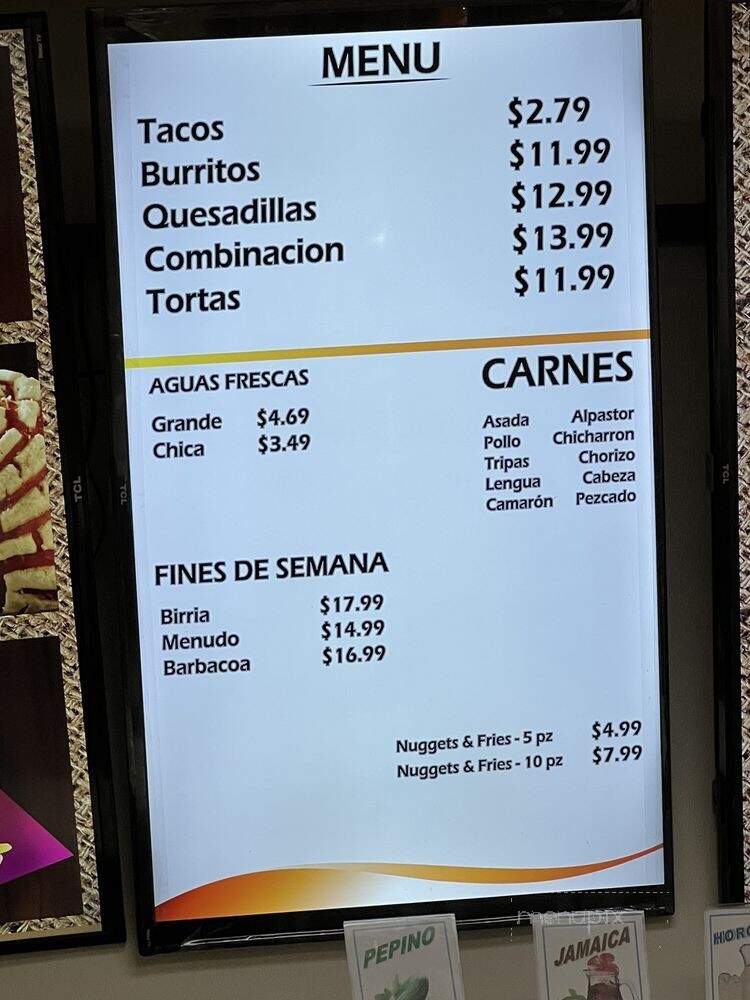 Las Espuelas Carniceria and Taqueria - Woodlake, CA menu_pic
