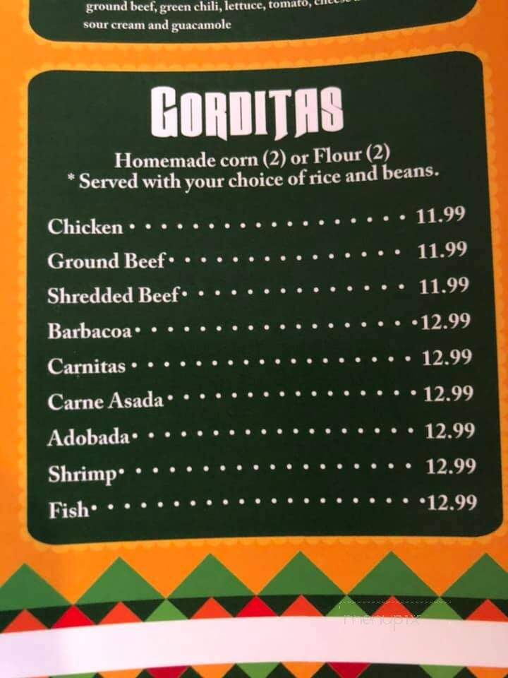 Garlic Onions Mexican Grill - Pueblo, CO menu_pic