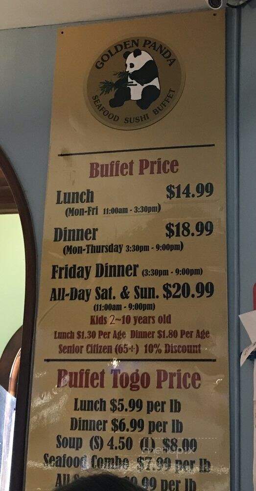 Golden Panda Buffet - Simi Valley, CA