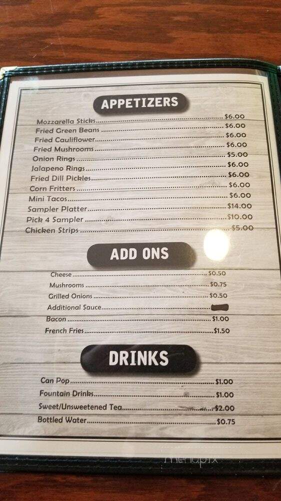 Karma Bar & Grill - Wedron, IL menu_pic