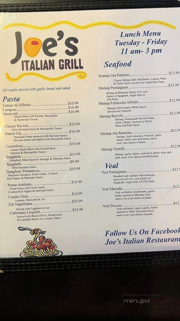 Joe's Itailian Grill - Livingston, TX