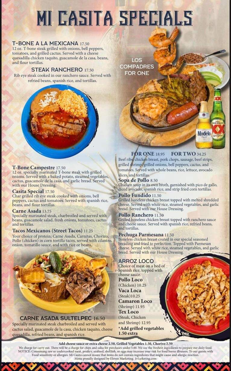 Mi Casita Southside - Southside, AL menu_pic