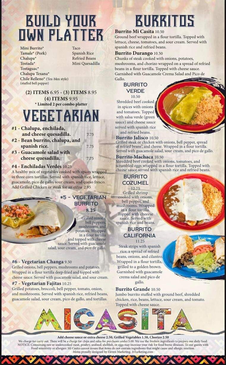 Mi Casita Southside - Southside, AL menu_pic