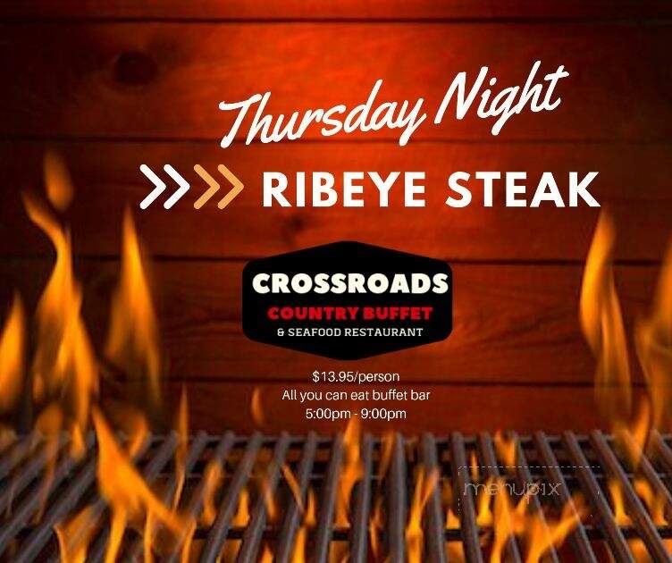 CrossRoads Country Buffet & Seafood - Orangeburg, SC menu_pic