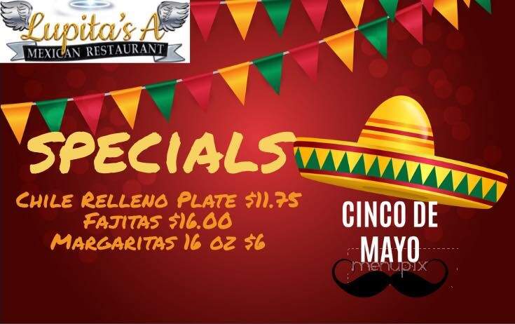 Lupita's A Mexican Restaurant - Brighton, CO menu_pic