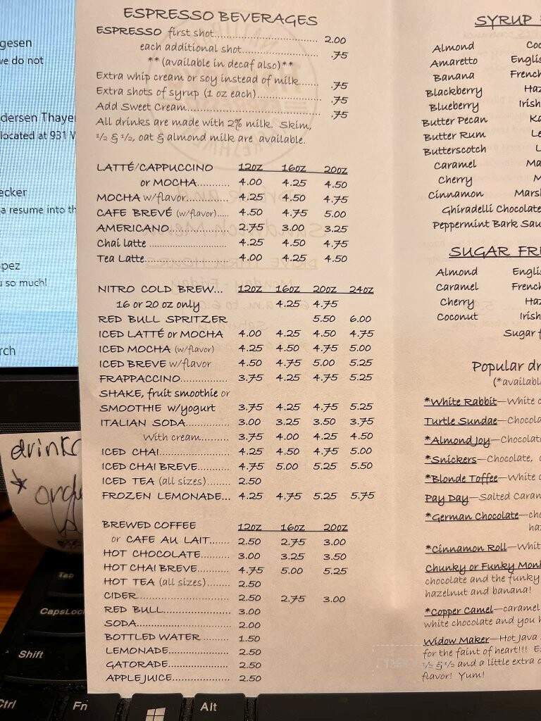 Hot Java Cafe - Sterling, CO menu_pic