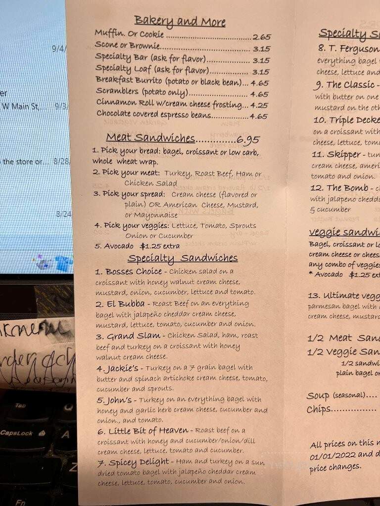 Hot Java Cafe - Sterling, CO menu_pic