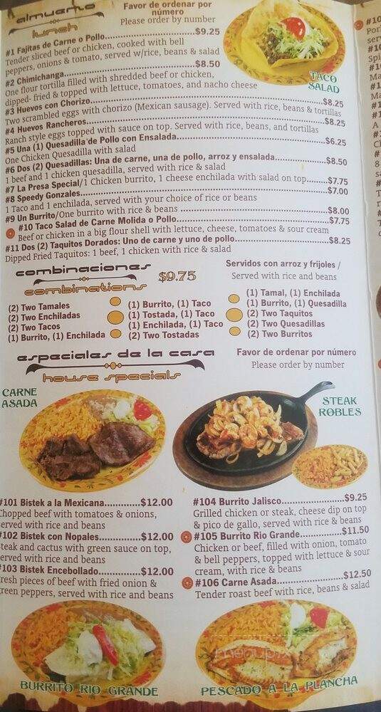 Don Chuy Taqueria - Cambridge, MD menu_pic