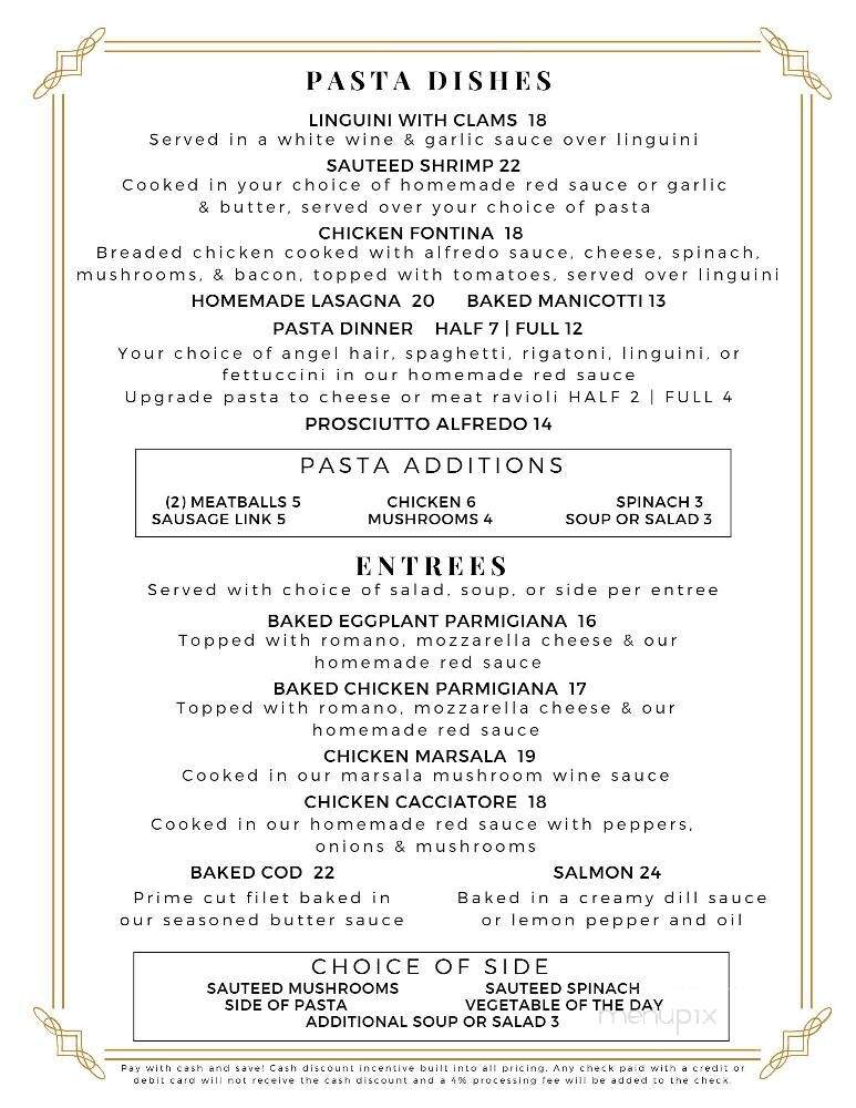 Salvatore's Ristorante - Vermilion, OH menu_pic