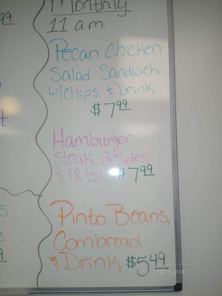Main Street Grill - Lavaca, AR menu_pic