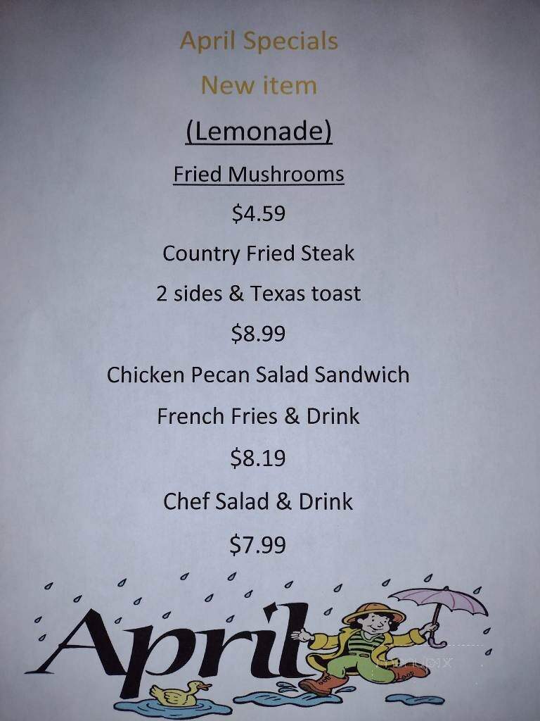 Main Street Grill - Lavaca, AR menu_pic