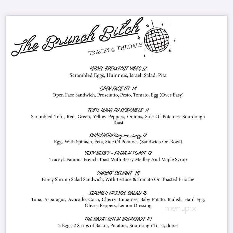 The Dale - Mountain Dale, NY menu_pic