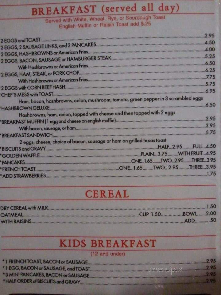 Deb's Squeeze Inn - Milton, WI menu_pic
