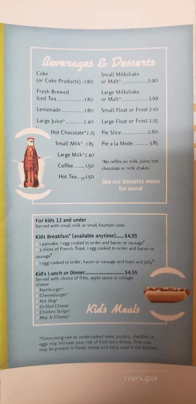 Southside Diner - Lafayette, IN menu_pic