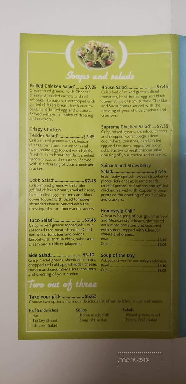 Southside Diner - Lafayette, IN menu_pic