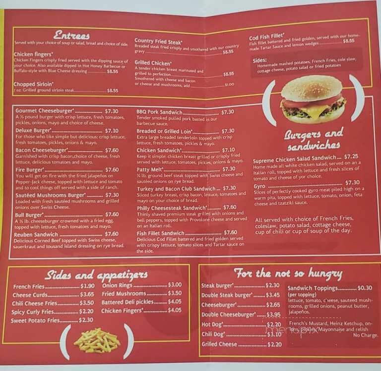 Southside Diner - Lafayette, IN menu_pic