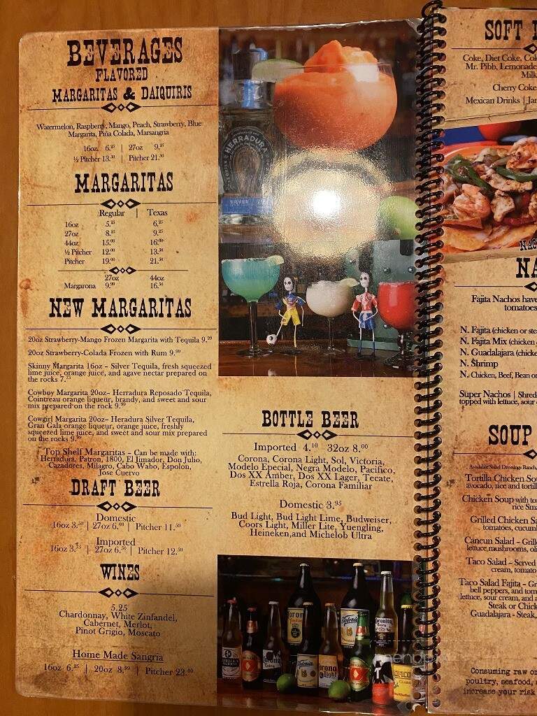 Los Cowboys II Mexican Restaurant - Buchanan, GA menu_pic