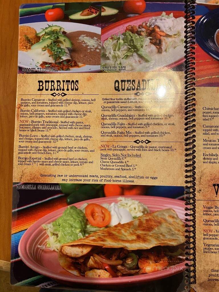Los Cowboys II Mexican Restaurant - Buchanan, GA menu_pic