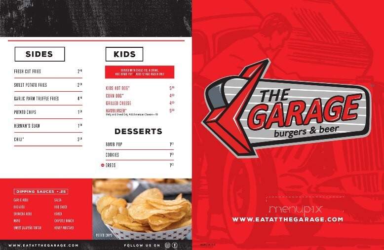 Smitty's Garage Burgers and Beer - Broken Arrow, OK menu_pic