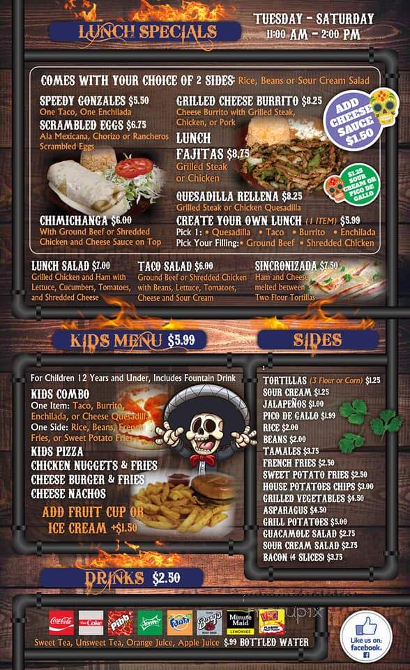 El Catrin Mexican Grill - Middleburg, FL menu_pic