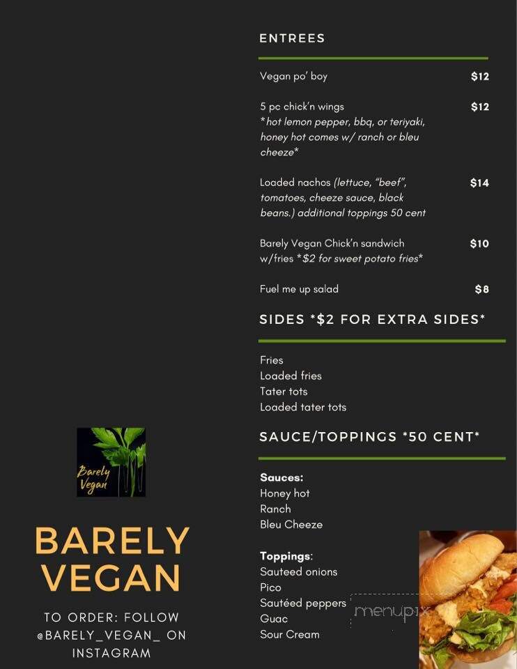 Barely Vegan - Giddings, TX