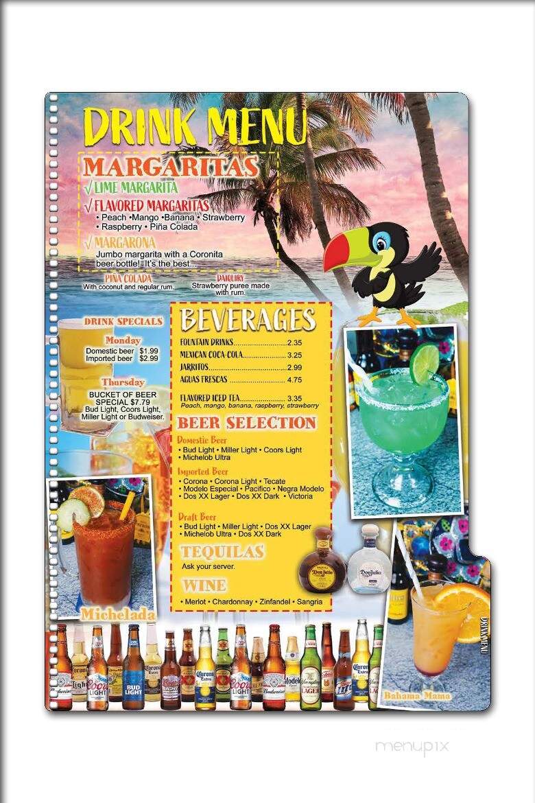 El Tucan - Owensboro, KY menu_pic