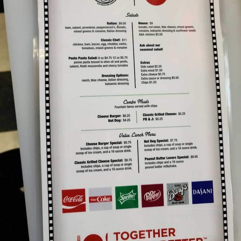 Owl Soda Fountain & Gifts - Wenatchee, WA menu_pic