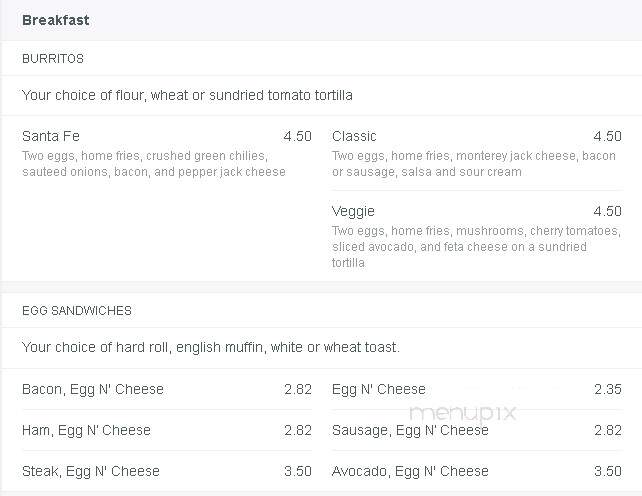 Redding Ridge Market Deli - West Redding, CT menu_pic