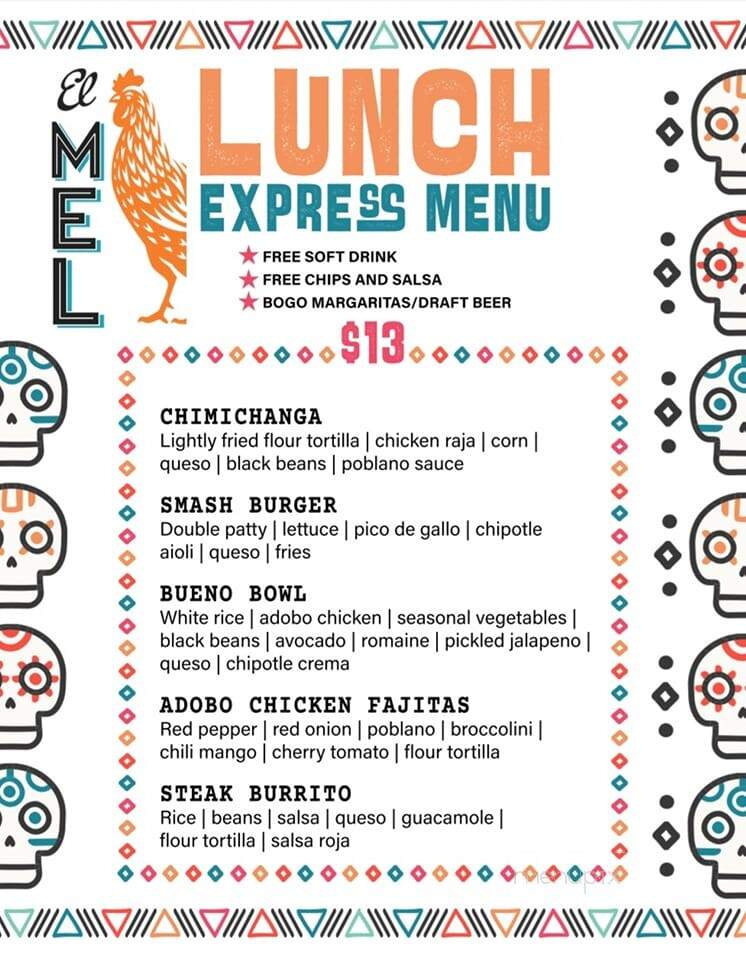 El Melvin Cocina Mexicana - Sarasota, FL menu_pic