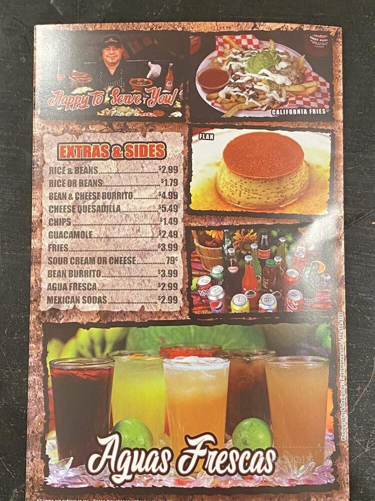 Tacos El Goloso - Torrance, CA menu_pic