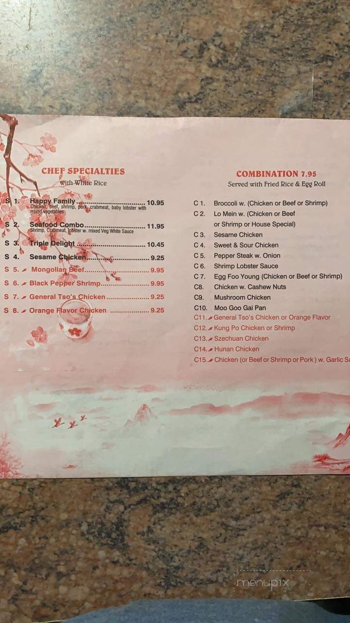Happy China - Carthage, TN menu_pic