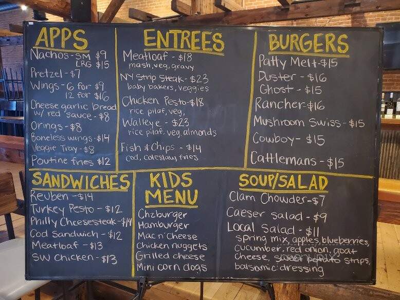 The Local American Saloon - Belgrade, MT menu_pic