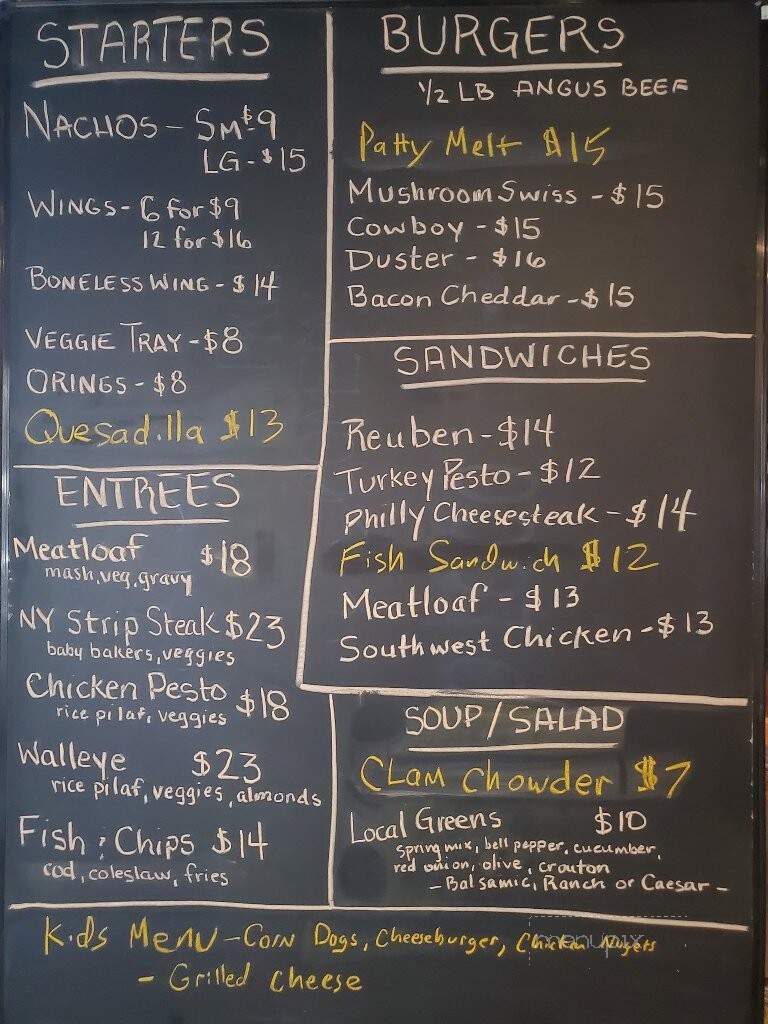 The Local American Saloon - Belgrade, MT menu_pic