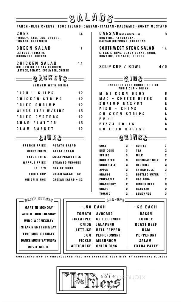 McFilers - Chehalis, WA menu_pic