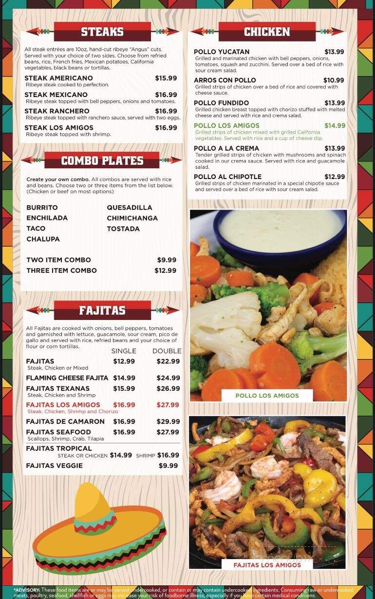 Los Amigos Mexican Resturant and Grille - Gallatin, TN menu_pic