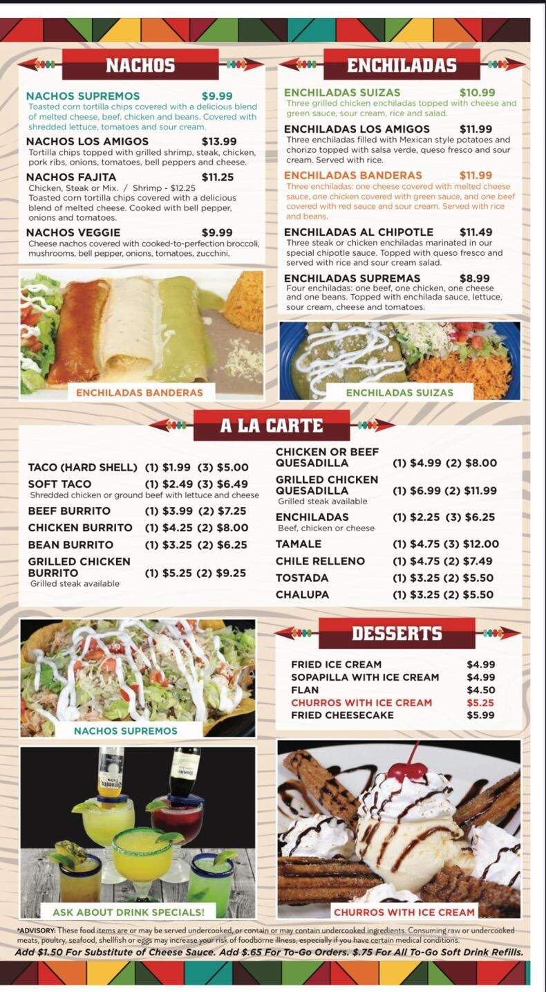 Los Amigos Mexican Resturant and Grille - Gallatin, TN menu_pic
